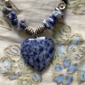 BLUE HEART NECKLACE ❤️❤️❤️❤️